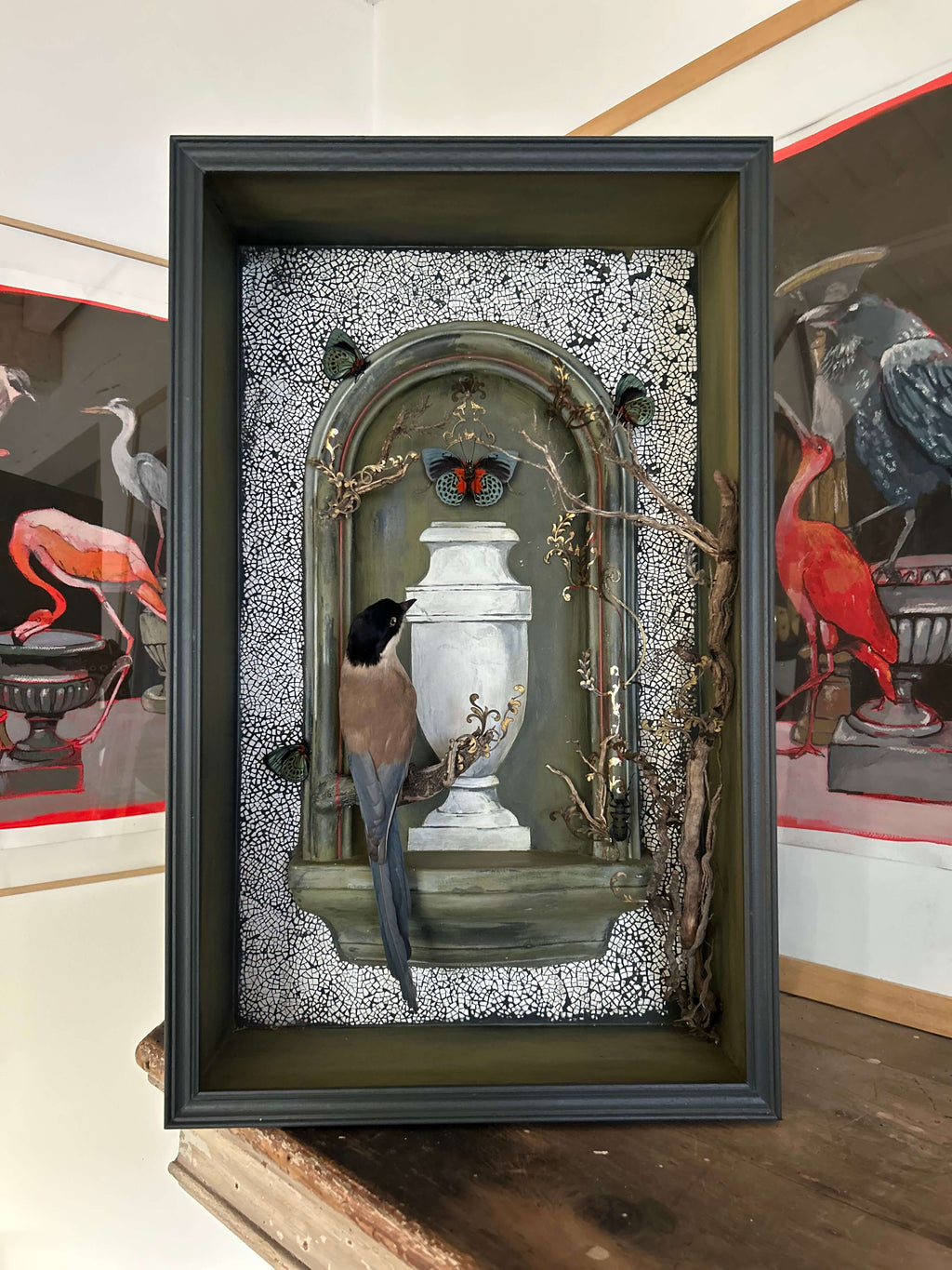 Le vase et l'oiseau